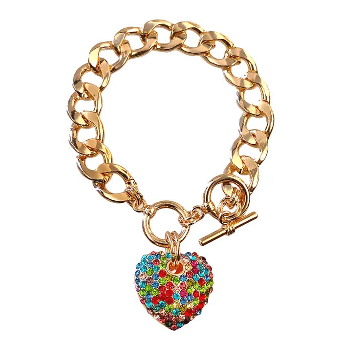 Heart Toggle Bracelet