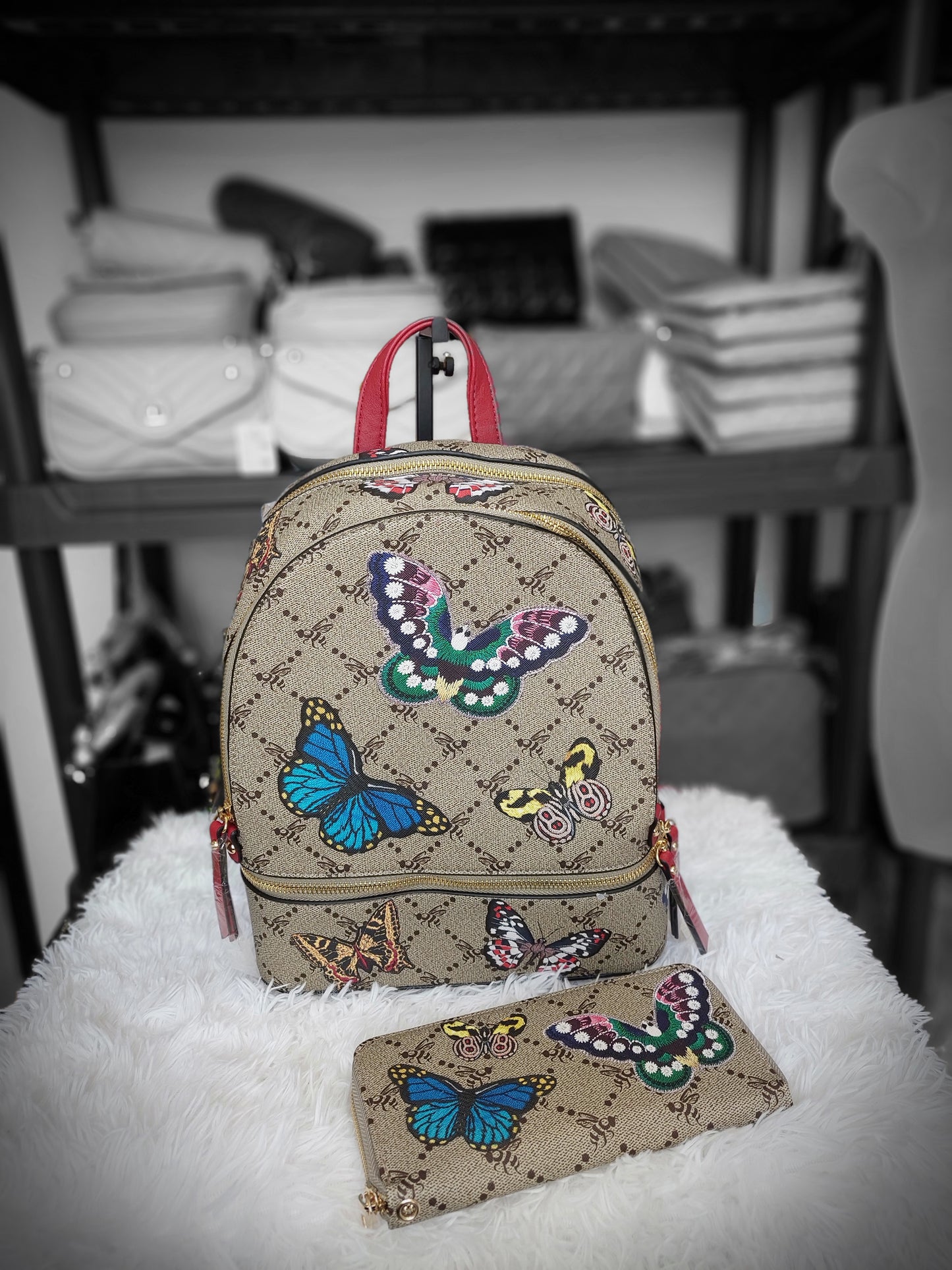 Butterfly Backpack Set