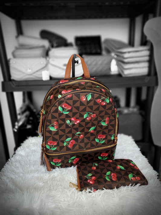 Cherry Bae Backpack Set