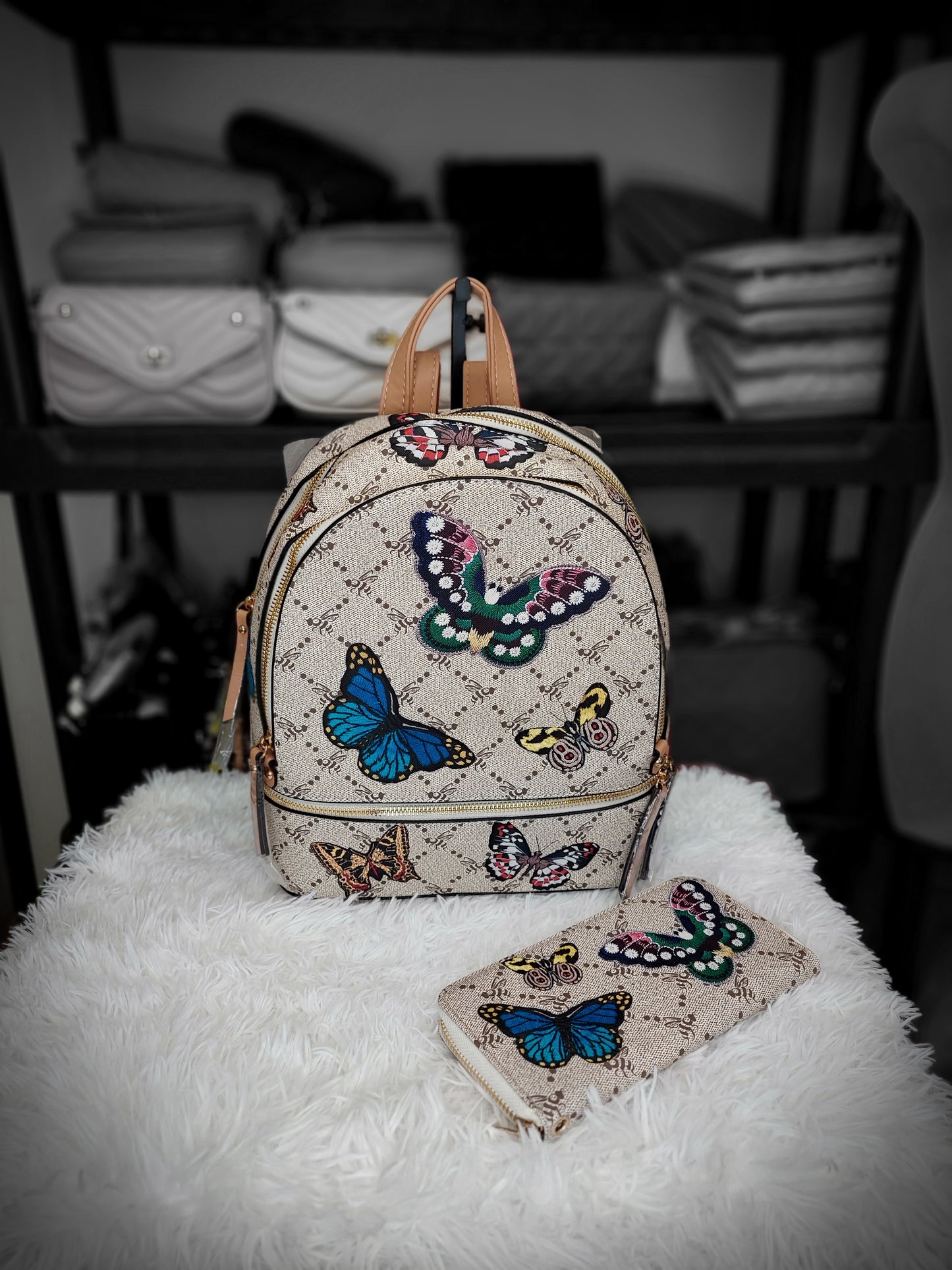 Butterfly Backpack Set