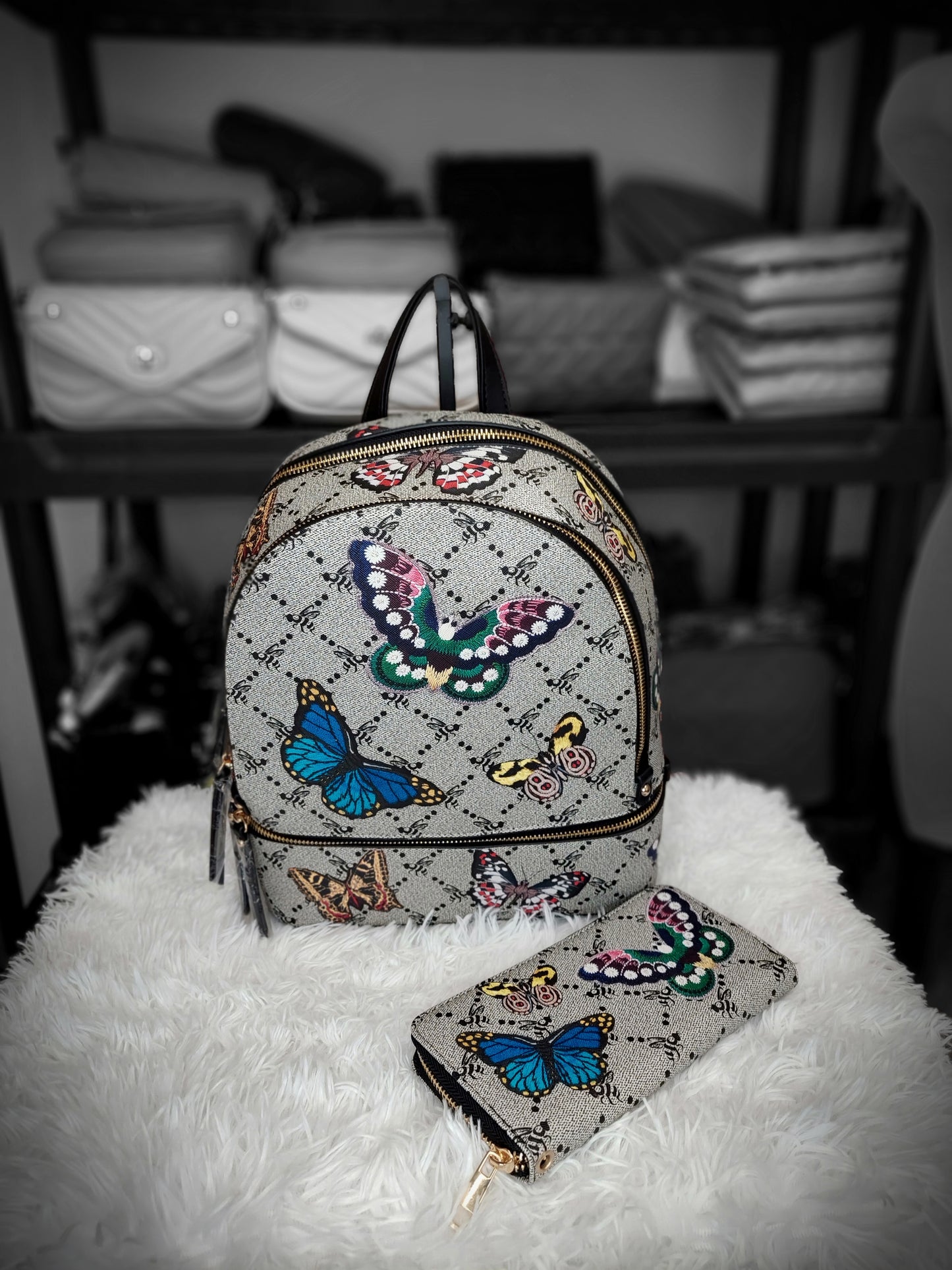 Butterfly Backpack Set