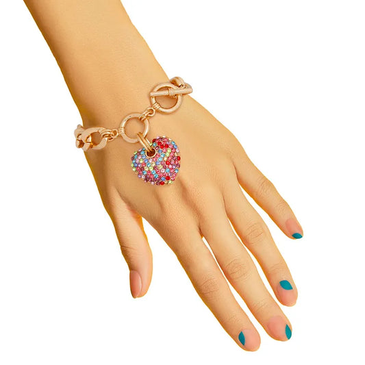 Heart Toggle Bracelet